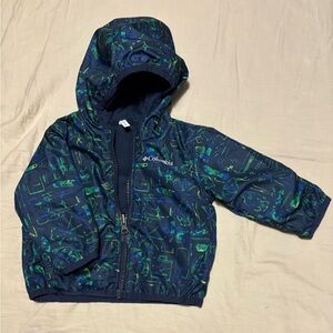 Columbia Reversible Jacket in Blue and Green